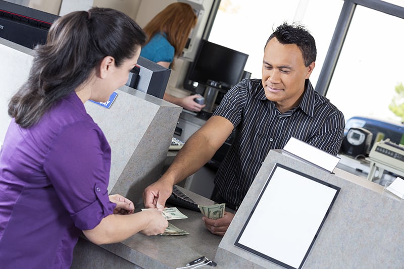 Clerk, one of many financial services second chance jobs