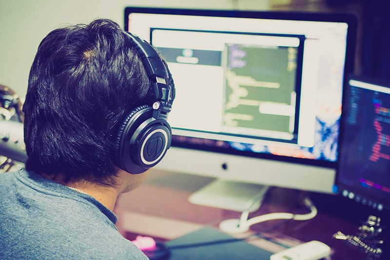 Web developer, one of many technology second chance jobs