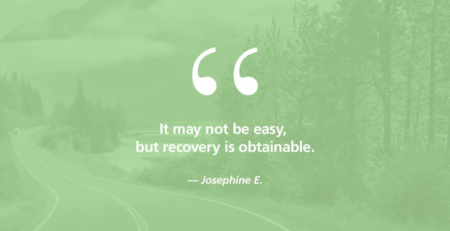 Josephine E. found motivation as a substance use recovery group coordinator for her church, illustrating the journey to hope.